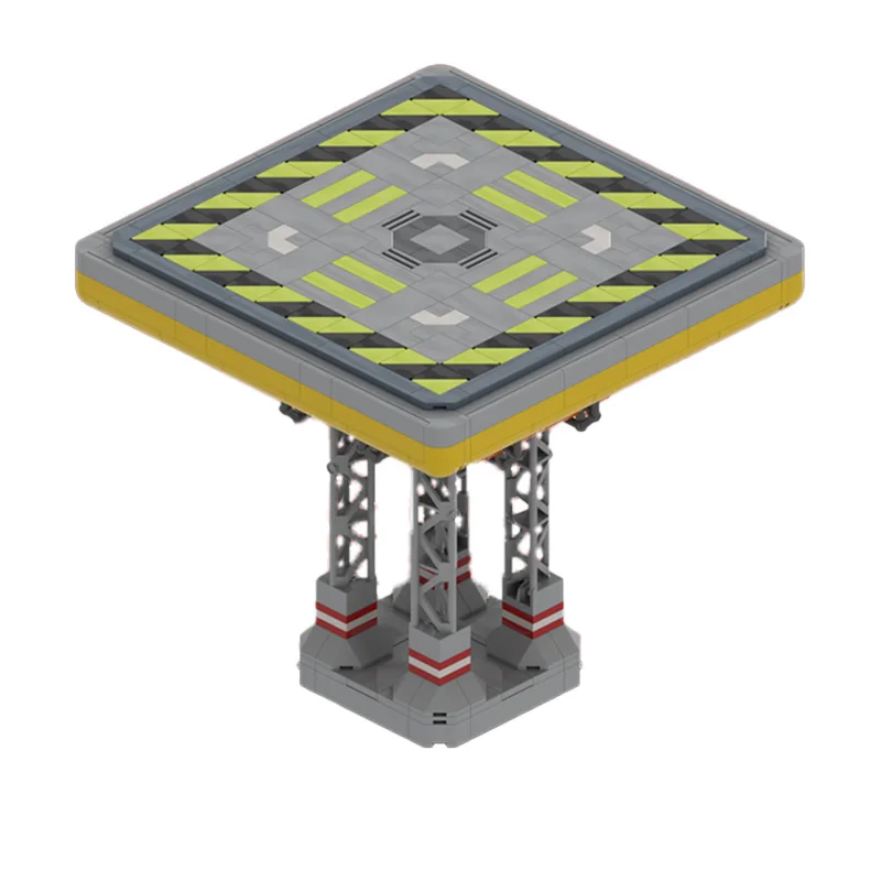 New MOC Space Series Interstellar Harbor Supply Platform Model Technology Building Blocks Creative Kids Educational Toy Gift