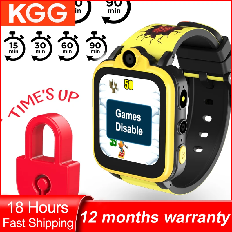 Kids Smart Phone Watch Answer Call 18 Games 2Cameras Flashlight Pedometer Video MP3 Alarm Kids Digital Clock For Children Gifts