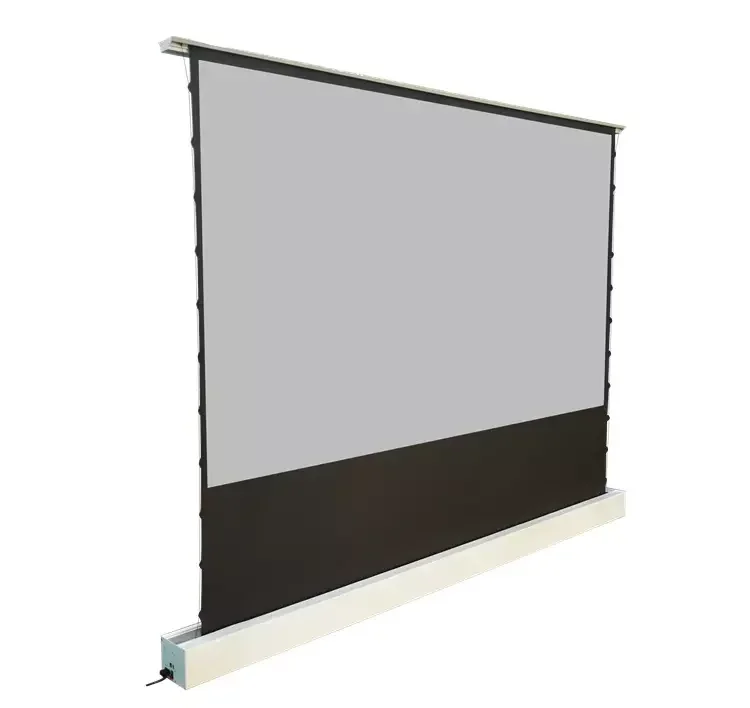 for  Gray 120 Inch  Electric Floor Rising Tab-tension Projector Screen  Floor Rising Projector Screen