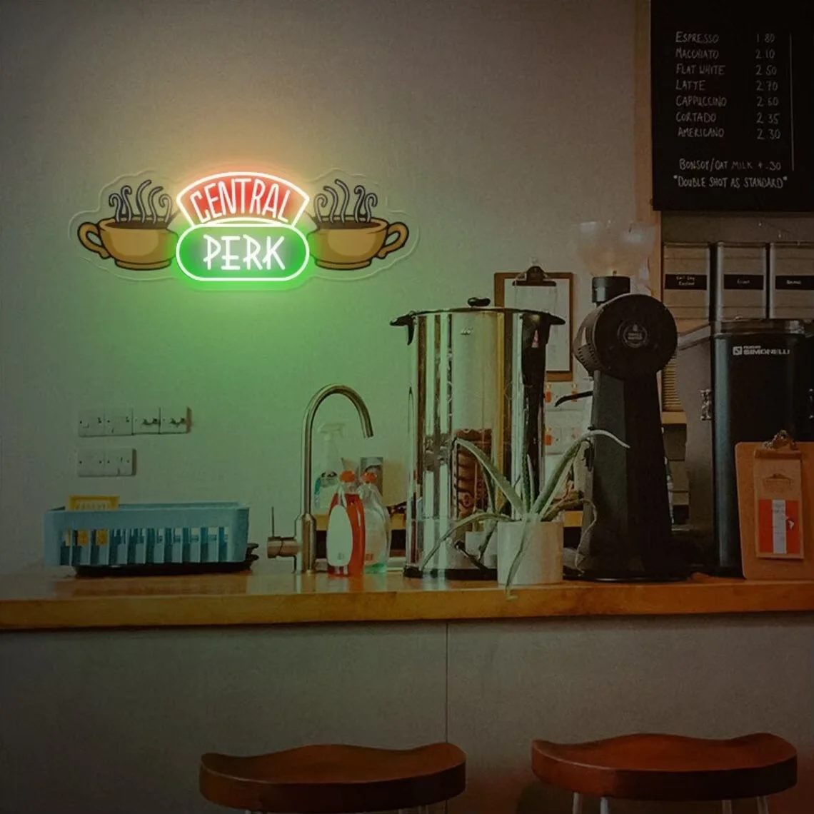 Letrero de Neón Central Perk,  - Outdoor Lighting For Store reseña y precio