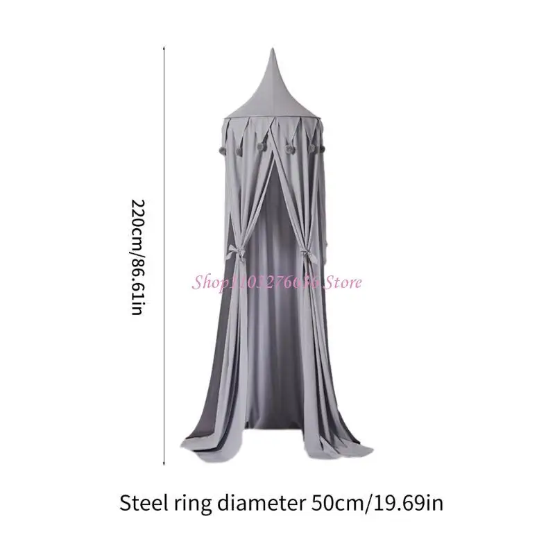 R6FD Trẻ Bed Canopy cho phòng ngủ Mái vòm tròn cho trẻ