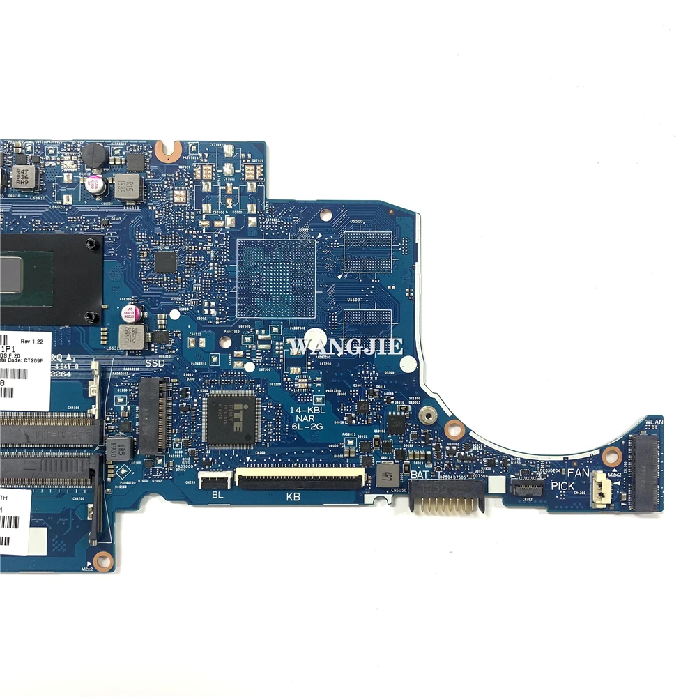 Imagem -06 - Placa-mãe Portátil Remodelado para hp Mainboard hp 360 g4 14-cf I37020u L62277601 L62277001 L62277501 6050a2992901 100 de Trabalho