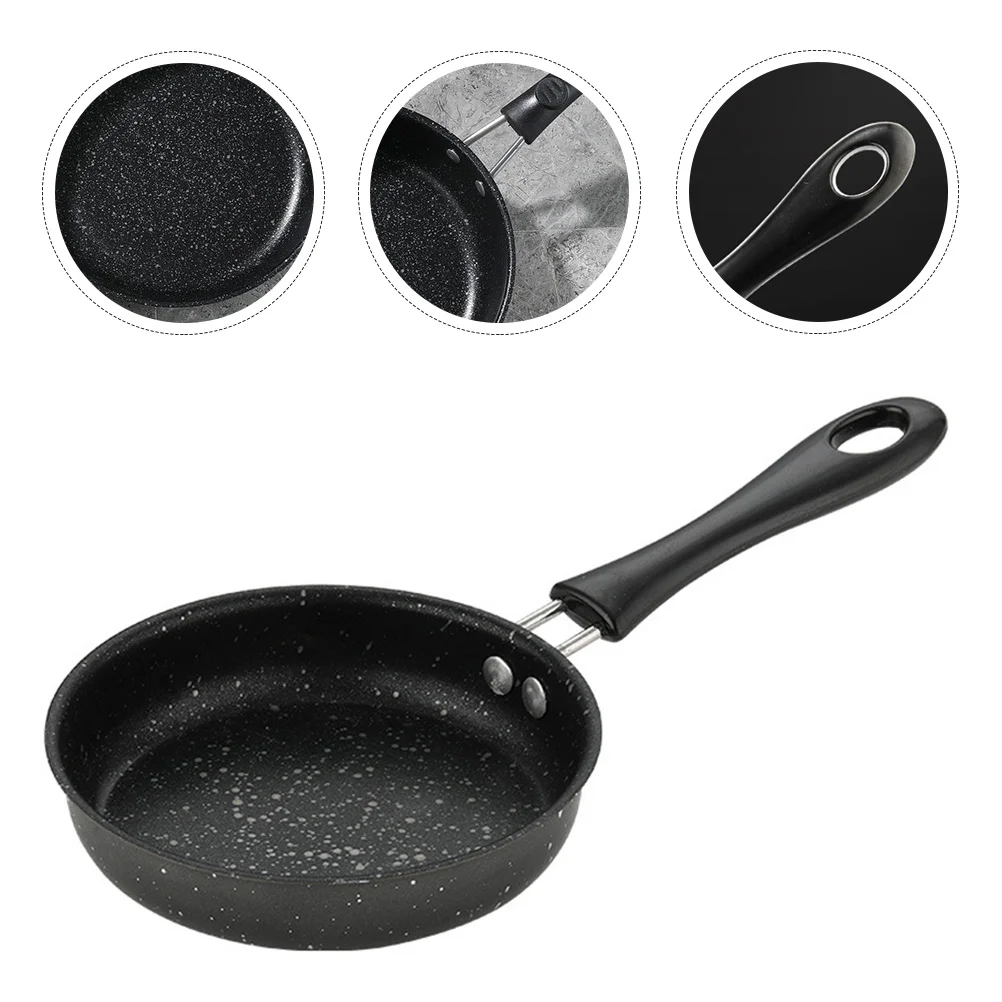 Mini Oven Safe Skillet SauceOven Safe Skillet Steak Stainless Steel Cooker Omelette Egg Non Stick Egg Fry Pot Baking Dishes