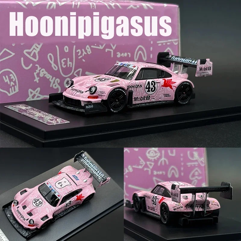 

In Stock TPC 1:64 Hoonipigasus Matte Pink Pig SVRSR Diecast Diorama Car Model Collection Miniature Toys