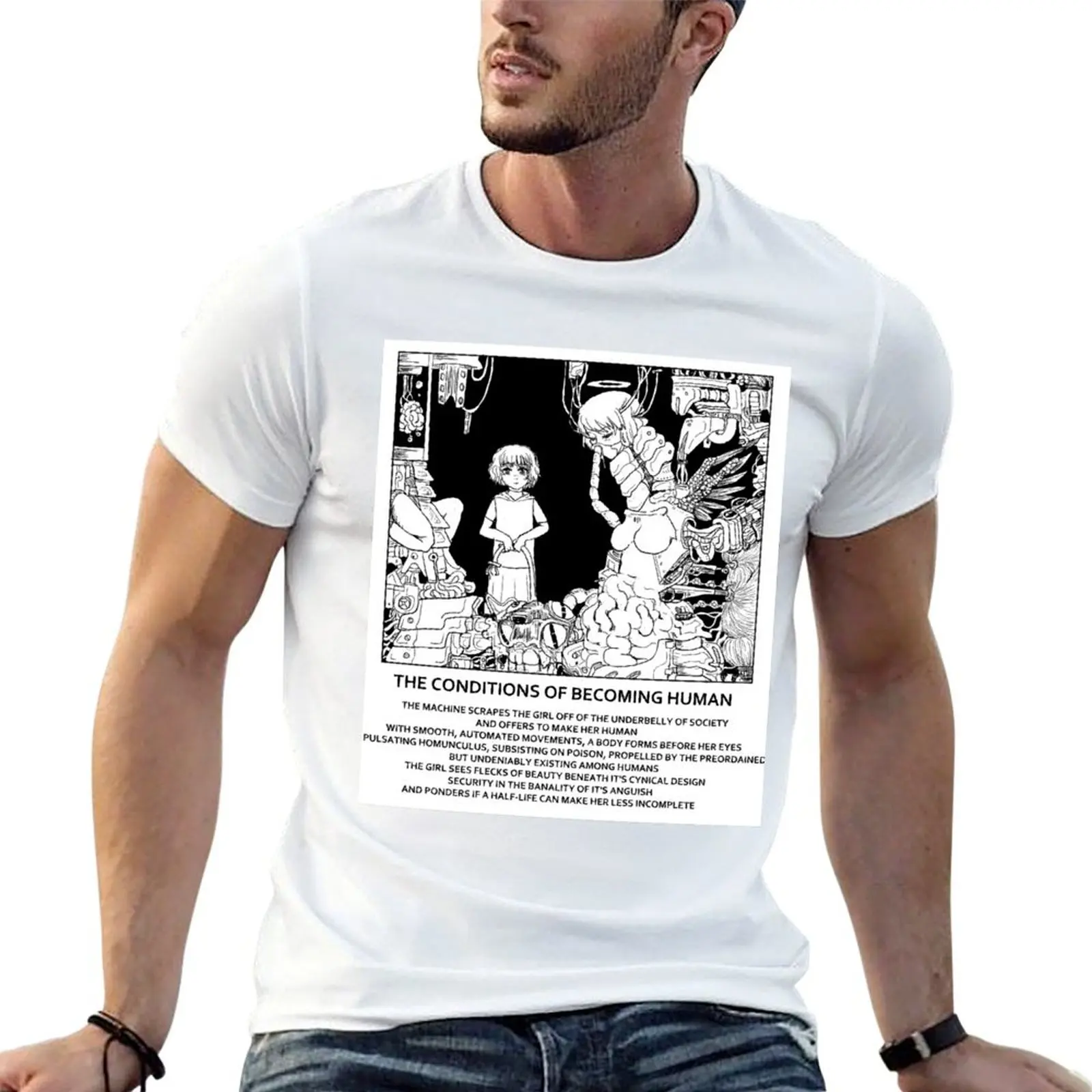 T-shirt THE CONDITIONS OF BECOMING HUMAN, haut de fitness à manches courtes, séchage rapide