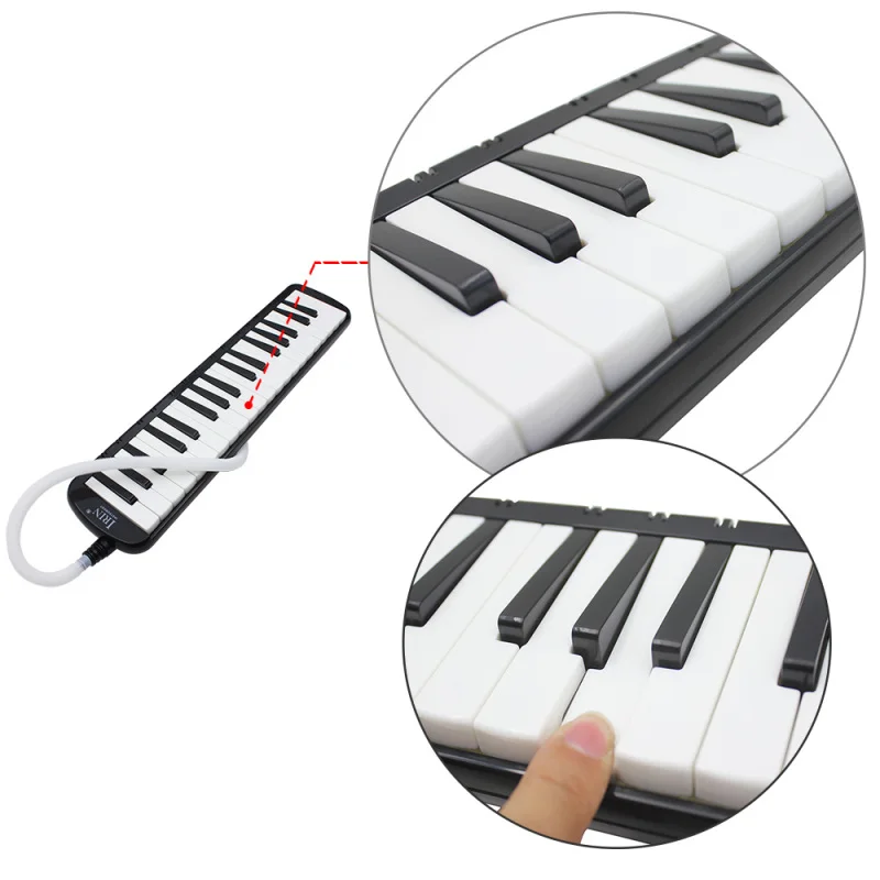 37 Piano Keys Melodica Pianica Musical Instrument with Carrying Bag for Students Beginners Kids