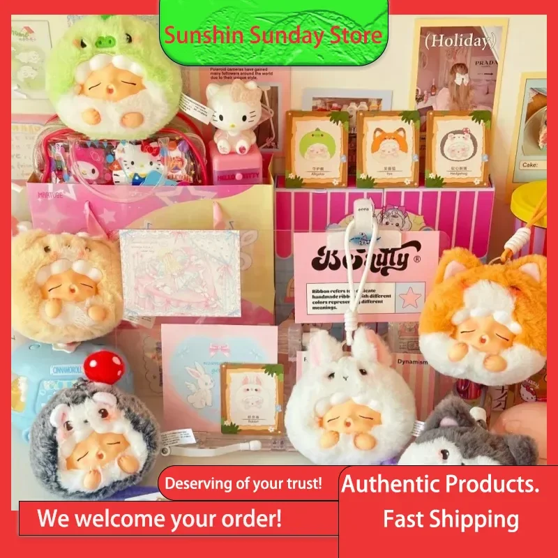 New Genuine Yumo Blind Boxes Of The Plush Pendant Series Of The Yunmeng Forest Music Friends Group Vinyl Plush Pendant Toys Doll