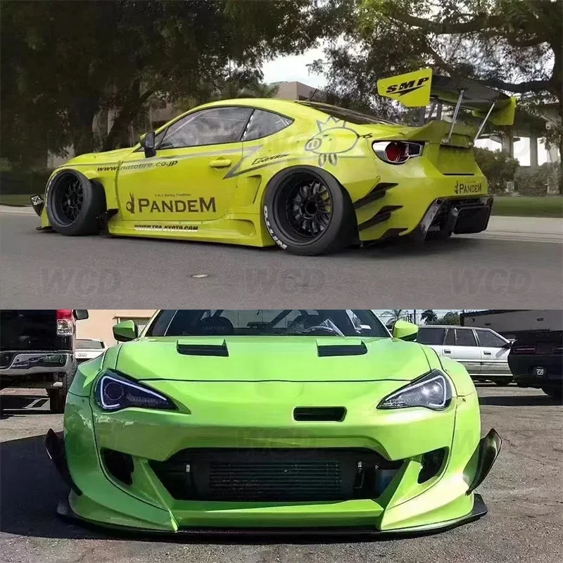 FRP Body kits Designed For Toyota GT86 Scion FR Subaru BRZ ZN6 Of The RB3 Style Front Lip Rear Diffuser Fender Flares Spoiler