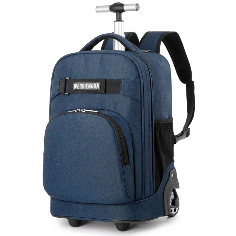 Trolley School Backpacks Unisex Backpack Large Capacity School Bag Wheeled Bag Student Backpack School Bag Large Size