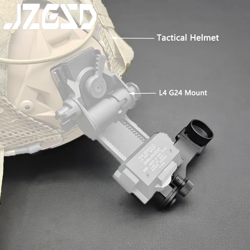 Tacitcal Standard PVS14 Dovetail J Arm Adapter  J Arm NVG Mount NVG HYPER Helmet Fast Mount Hunting Accessory