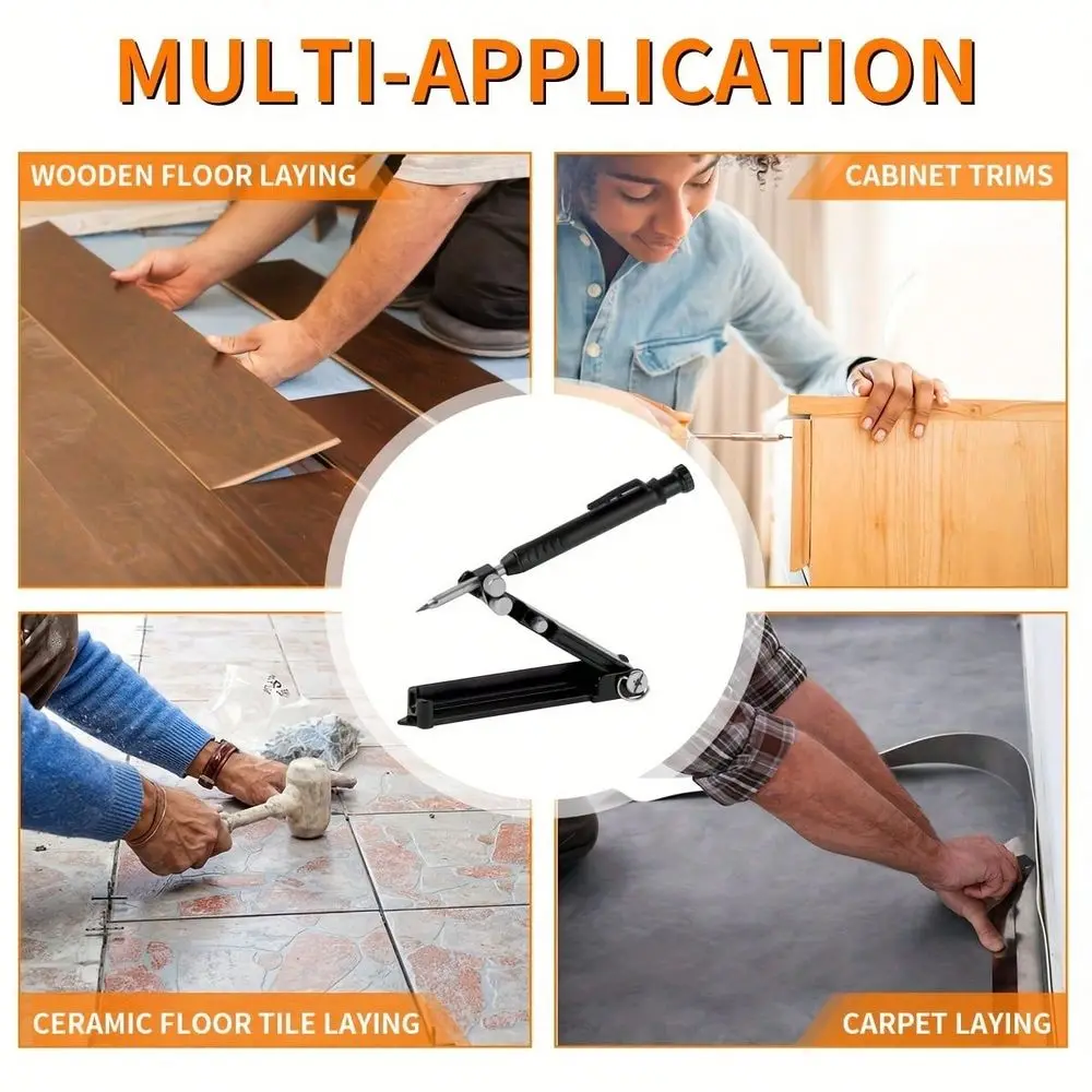 

Scribing Tool Carpentry Graffiti Line Measuring Hand Tools Aluminum Alloy Scribe Tool With Deep Hole Pencil