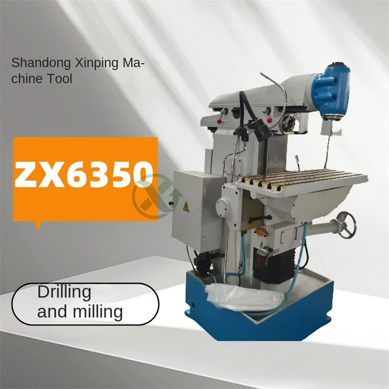 Multifunctional Vertical/Horizontal Drilling Milling Machine Quality Guaranteed New Condition MT4 Spindle Motor Gear PLC