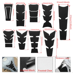 Motorcycle Universal Frosted Black Fish Bone Sticker Gas Fuel Tank Protector Pad Cover Decal Tank Pad Tankpad Protector