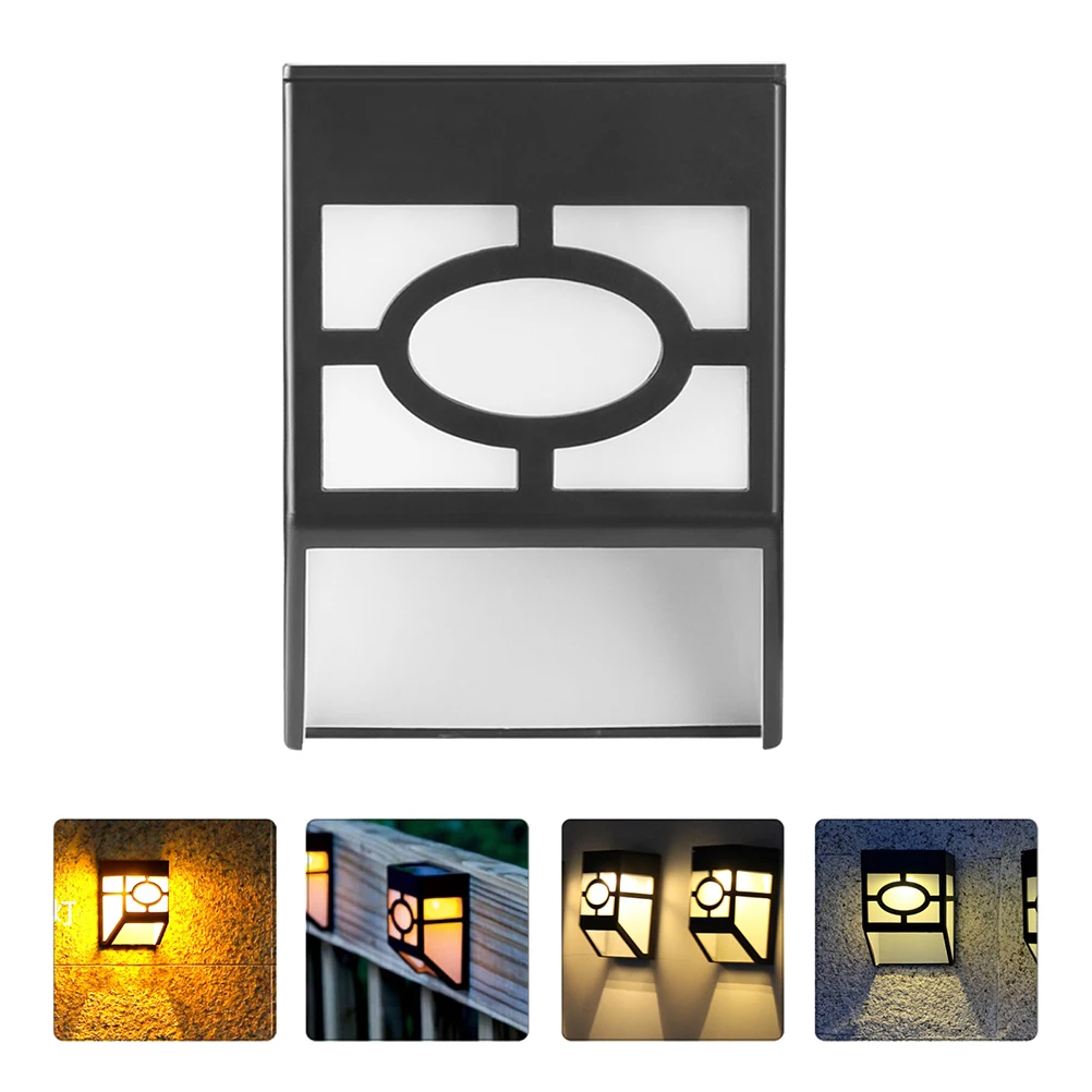 

2pcs Solar Led Wall Lamp Vintage Waterproof Ip65 Outdoor Light For Garden Courtyard Hotel Landscape Black 120Characters