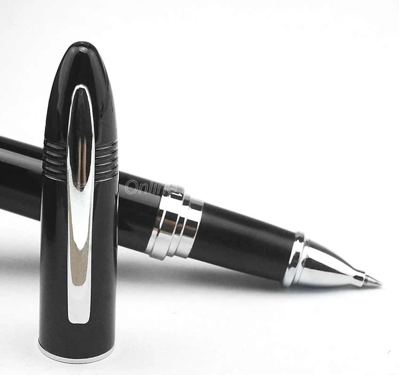 Duke 911 Black & Silver Metal Roller Ball Pen Professional Writing Pen DRP005