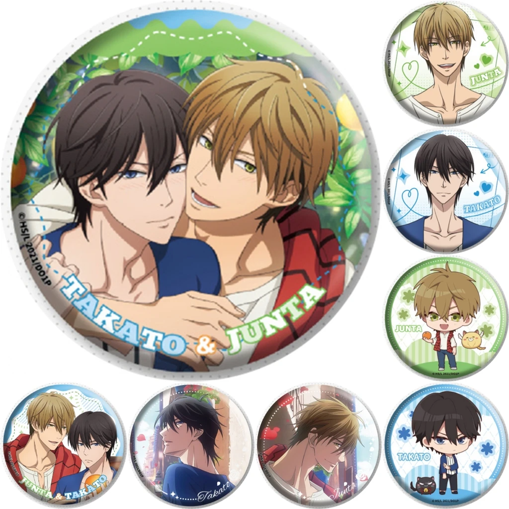 

58 мм аниме Top Form TopFormTheSeries Dakaretai Otoko 1-i Ni Odosarete Imasu Таиландский значок для косплея, булавка SPTE, жесть, брошь ﻿