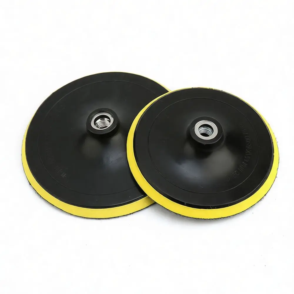 Angle Grinder Adhesive Backing Pad Flocking Sanding Disc Plate Polishing Buffer Power Rotary Tool Parts High Stability