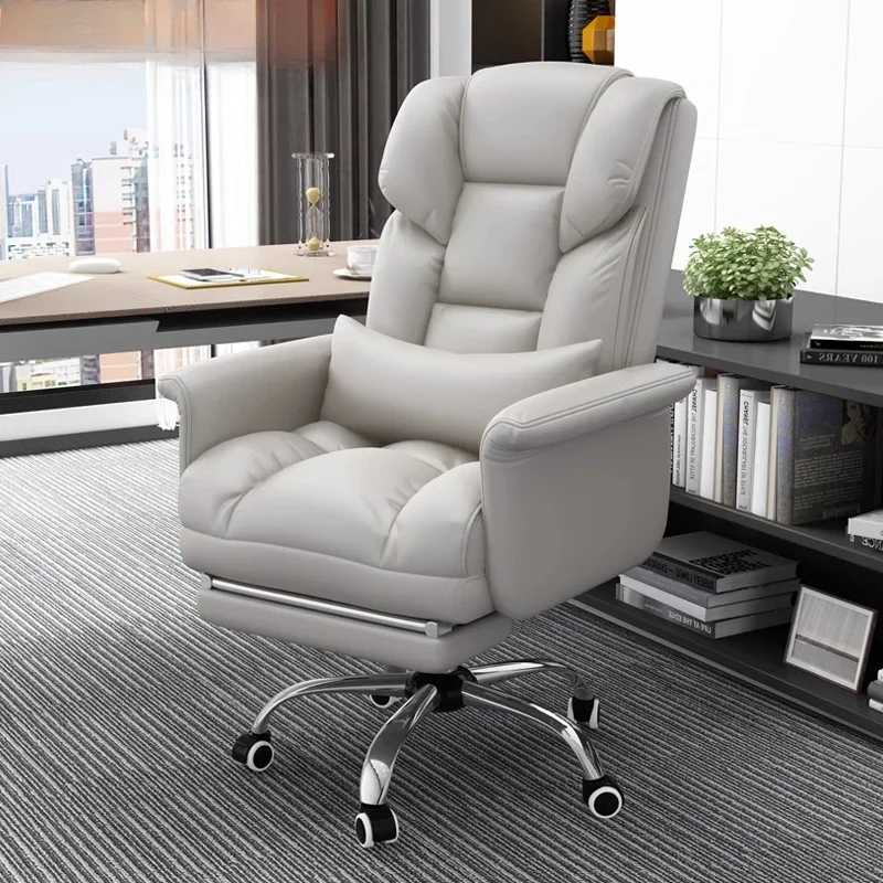 Reclining Computer Office Chair Rotating Pedal Ergonomic Armrest Office Chair Back Rest Cadeira Para Escritorio Furniture