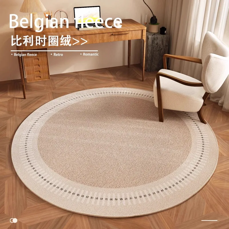 

Premium round carpet waterproof computer rotating chair foot mat study living room rocking chair bedroom sofa floor mat