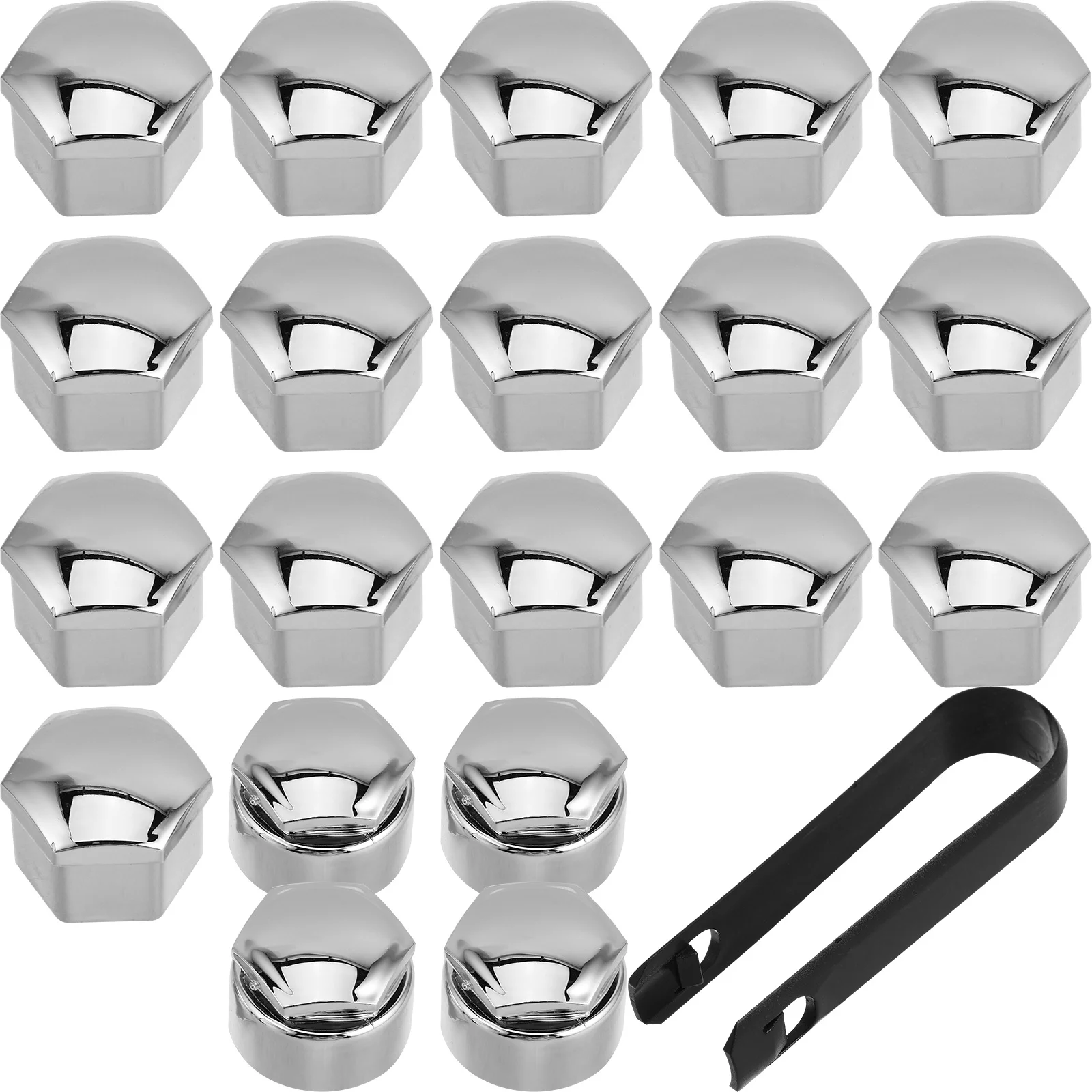 

1Set Black Anti Theft Lug Bolt Covers for A3 A5 Q3 A6 Wheel Hub Protective Caps Secure Fit Rustproof Screw