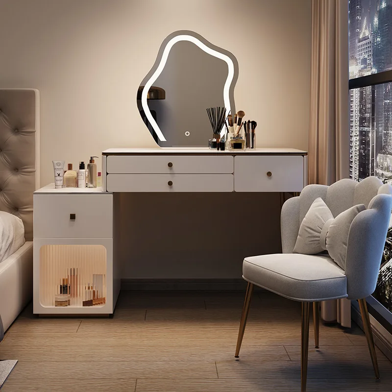 

Princess Light Dressing Table Nordic Style Women Near Bed White Dressing Table Drawers Desks Tocador Maquillaje Home Furniture