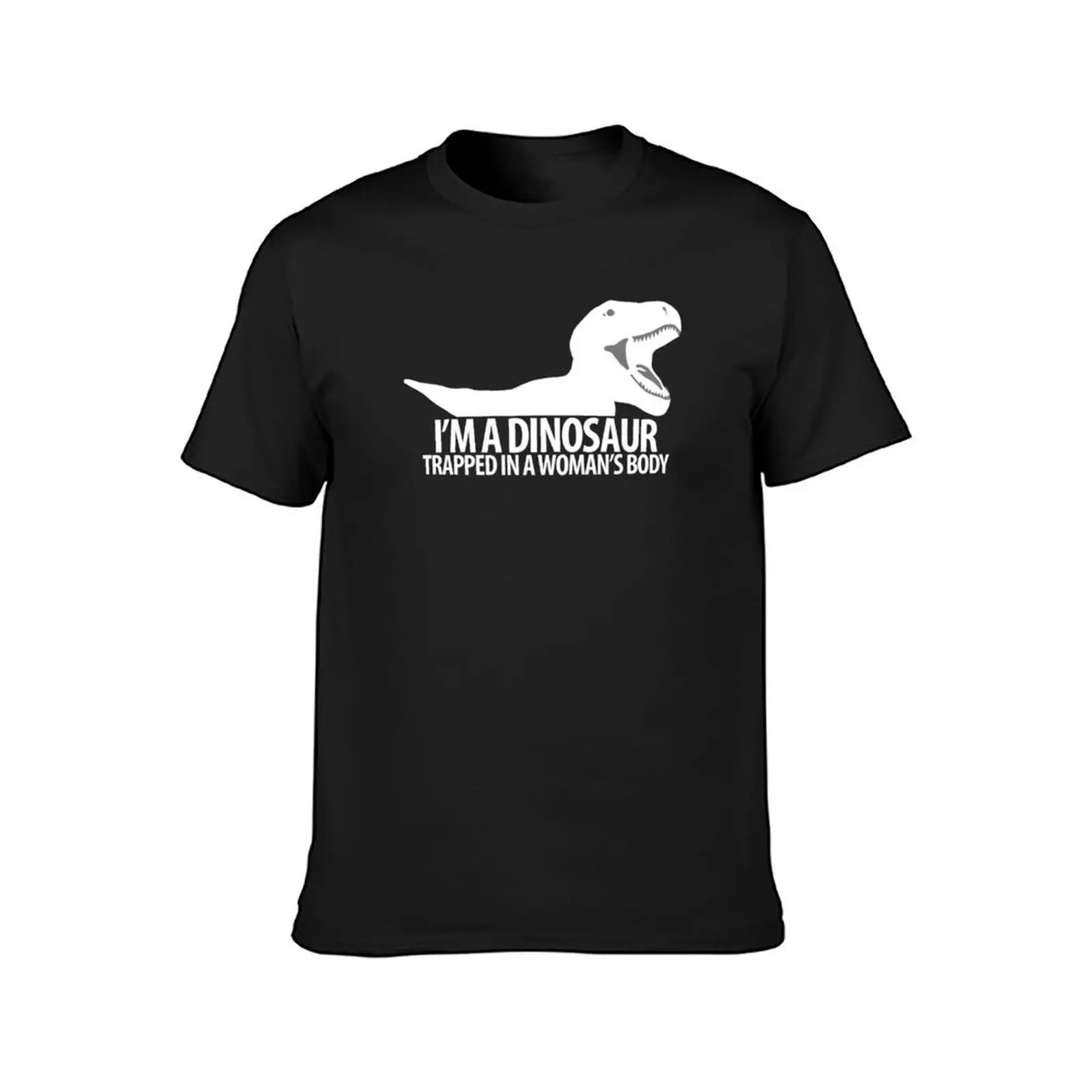 Dinosaur on the inside lighter edit T-Shirt cute clothes blacks Men's clothing