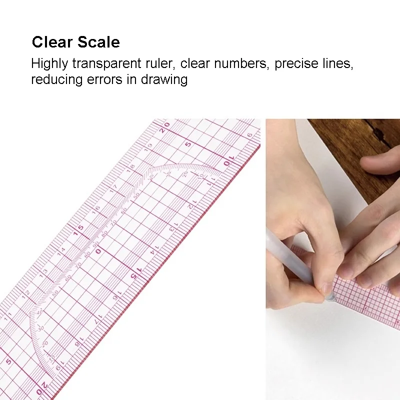 多機能グレーディング定規パターン作成 - 衣料品デザイン用の精密グレーディングおよび製図ツール