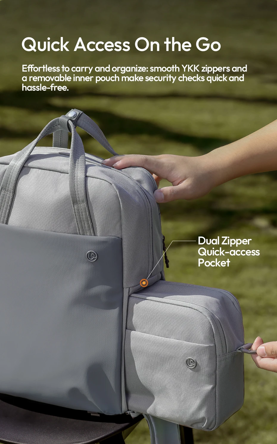 Ulanzi F08 Leichter Reiserucksack, wasserdicht, für Sony Nikon, Canon, DSLR, Digitalkamera, Objektiv, Laptops, Outdoor-Fototasche – Detail 7