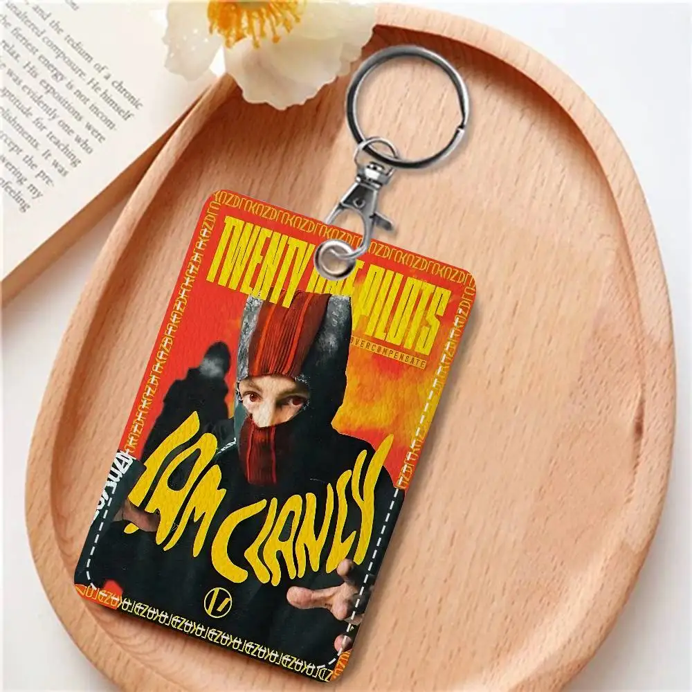 Брелок для бейджа Band T-Twenty O-One P-Pilots, брелок для банковских деловых рабочих карточек, защитный чехол для студенческой карты, автобусной карты