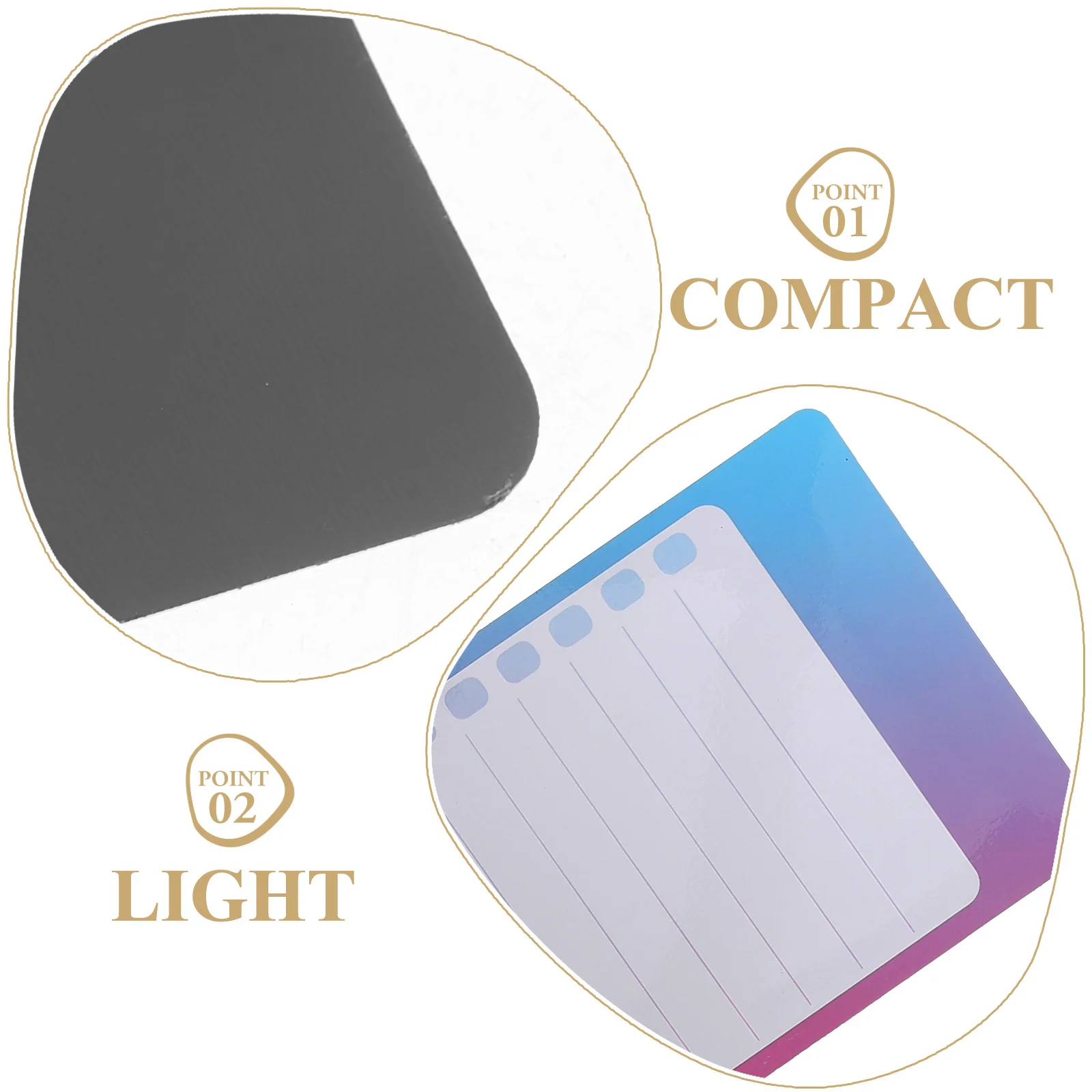 

4pcs Magnetic Fridge Notepad Pet Smooth Writing Surface For Refrigerator Metal Surfaces Shopping List Pad Grocery