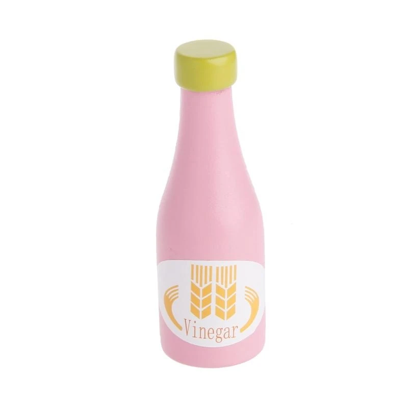 Q0KB 3pcs Niños Finge papel para jugar a cocina Wooden Cutting Set Child