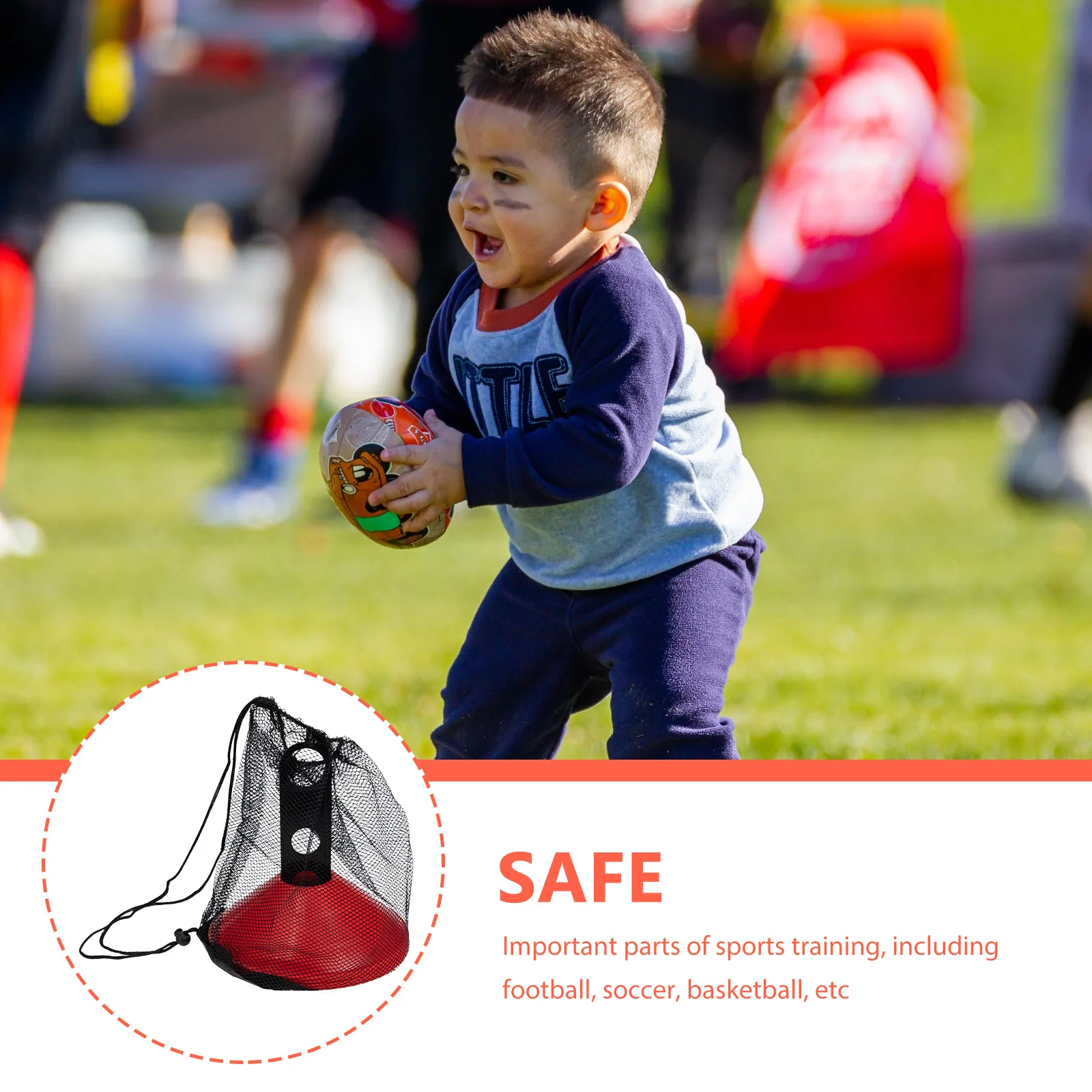 

1Set Football Training Sign Discs Bright Color Lightweight Durable Soccer Cones Agility Drills Outdoor Sports Equipment