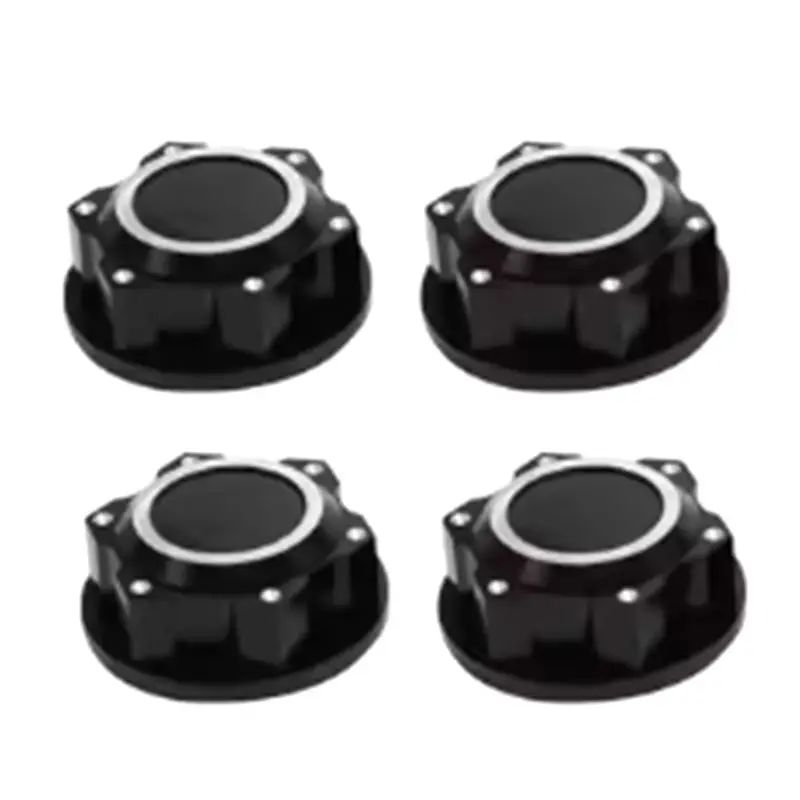

AEF2-4Pcs Aluminum For Arrma 1/5 Kraton 8S Outcast 8S RC Car 24Mm Hex Wheel Nuts Wheel Hub Cover Dustproof Anti-Skid