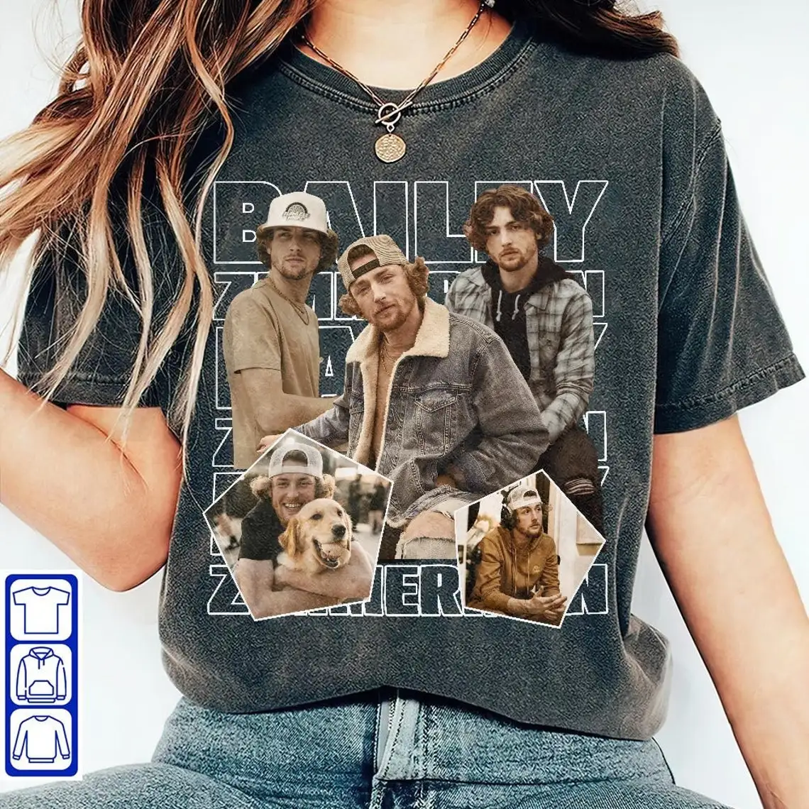 Bailey Zimmerman Vintage Shirt Bailey Zimmerman Oversized Shirt Country Music Shirt 14au02