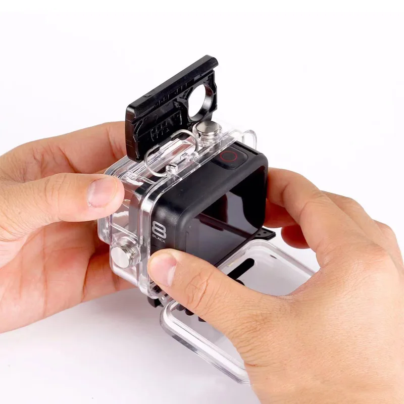 60M Waterproof Case For Gopro Hero 8 Black Diving Underwater Housing Shell For Go Pro 8 Camera Protective Cover Accessories