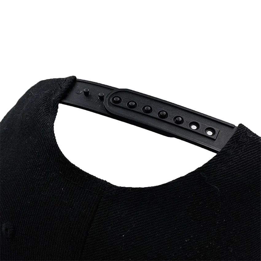 Pure Black Little Devil Horn Succubus Baseball Cap for Men Women Hip Hop Outdoor Sports Personality Flat Brim Hat COS PY49