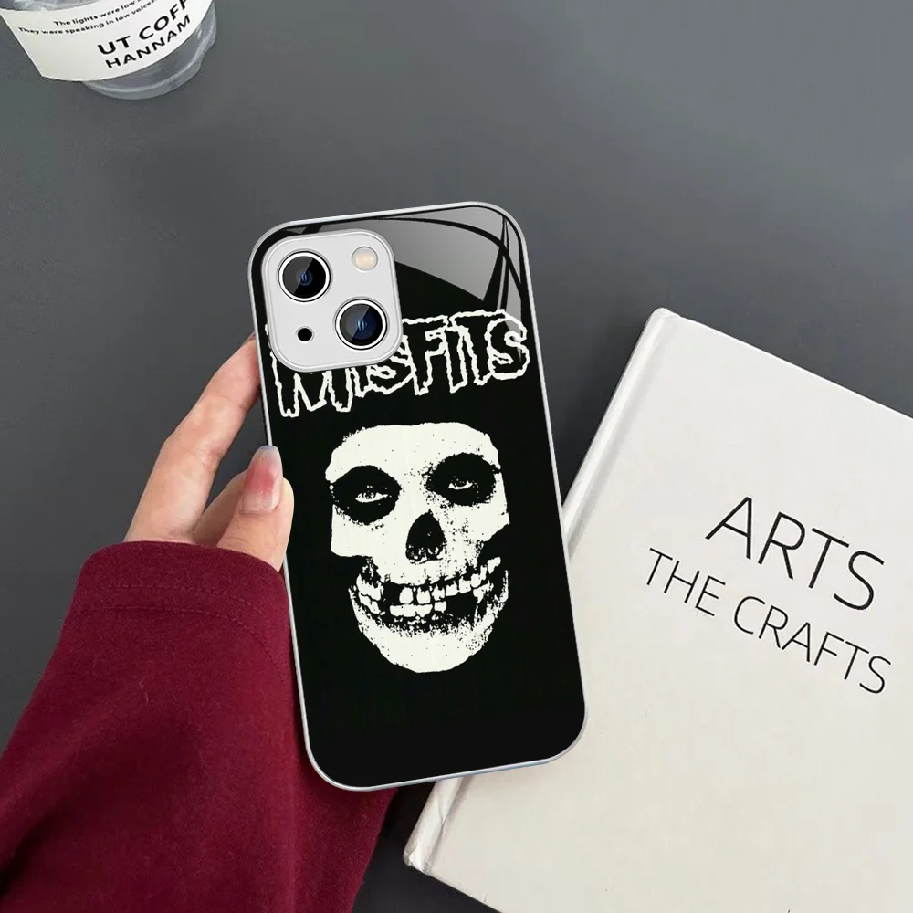 The M-Misfits Glenn Danzig Phone Case For IPhone 14 13 12 Mini 11 Pro XS Max X XR 14 Plus Tempered Glass Cover