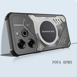 Casing For Tecno Pova 6 Neo Case Graphene Heat Dissipation Protective Anti Drop Esports For Tecno Pova 6 5 4 Pro,Pova6 Pova Neo