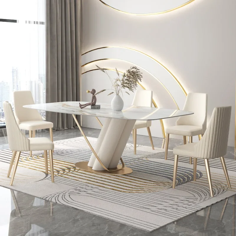 노르딕, 등받이 식탁 의자, 고급, 연철, 가벼운 럭셔리, 가정, 여가