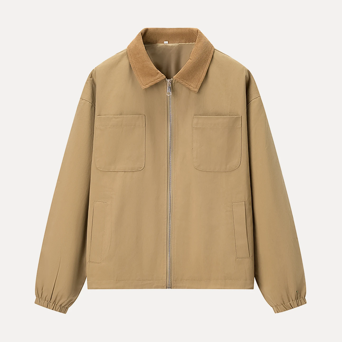 

Повседневная рабочая одежда Jaet, женская блузка необычного цвета, повседневная верхняя одежда для отдыха, длинная одежда на молнии с застежкой-стойкой...