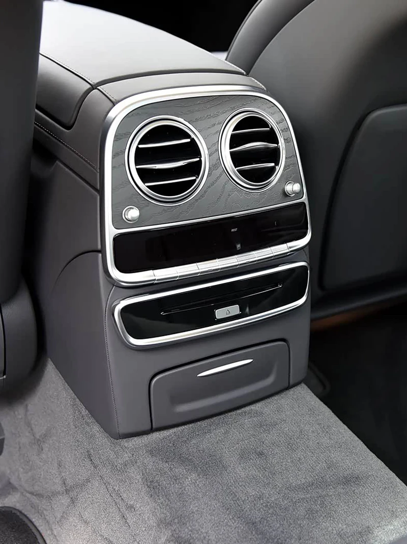 

Крышка-заглушка задней розетки для Mercedes-Benz S-Class W222 S320 S350 S400 S500, накладка на панель прикуривателя, элемент отделки интерьера