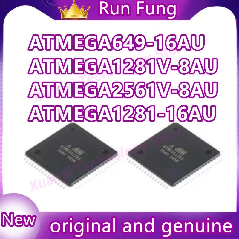 

ATMEGA649-16AU ATMEGA2561V-8AU ATMEGA1281-16AU ATMEGA1281V-8AU LQFP-64 IC Chip 100% New Original in stock