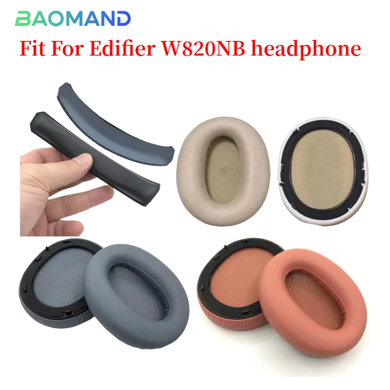 

Replacement Earpads For Edifier W820NB Headphones Softer Protein Leather Earpads High Quality Earpads