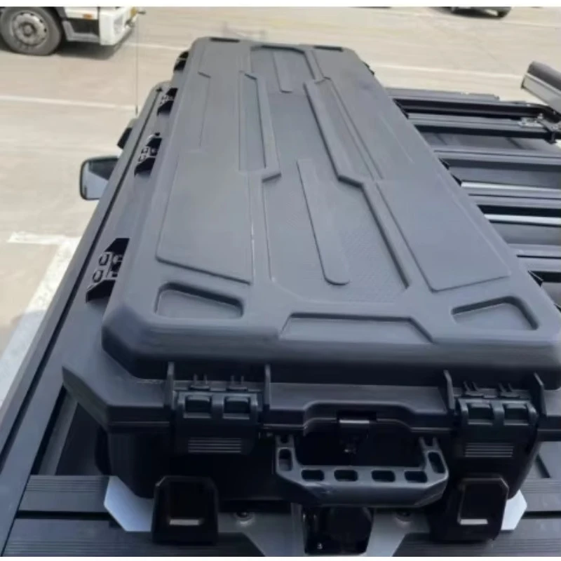 Stlf New Condition 88-Liter Tactical Roof Box For SUV Top Luggage Car Outdoor Storage Rack Storage Box 4