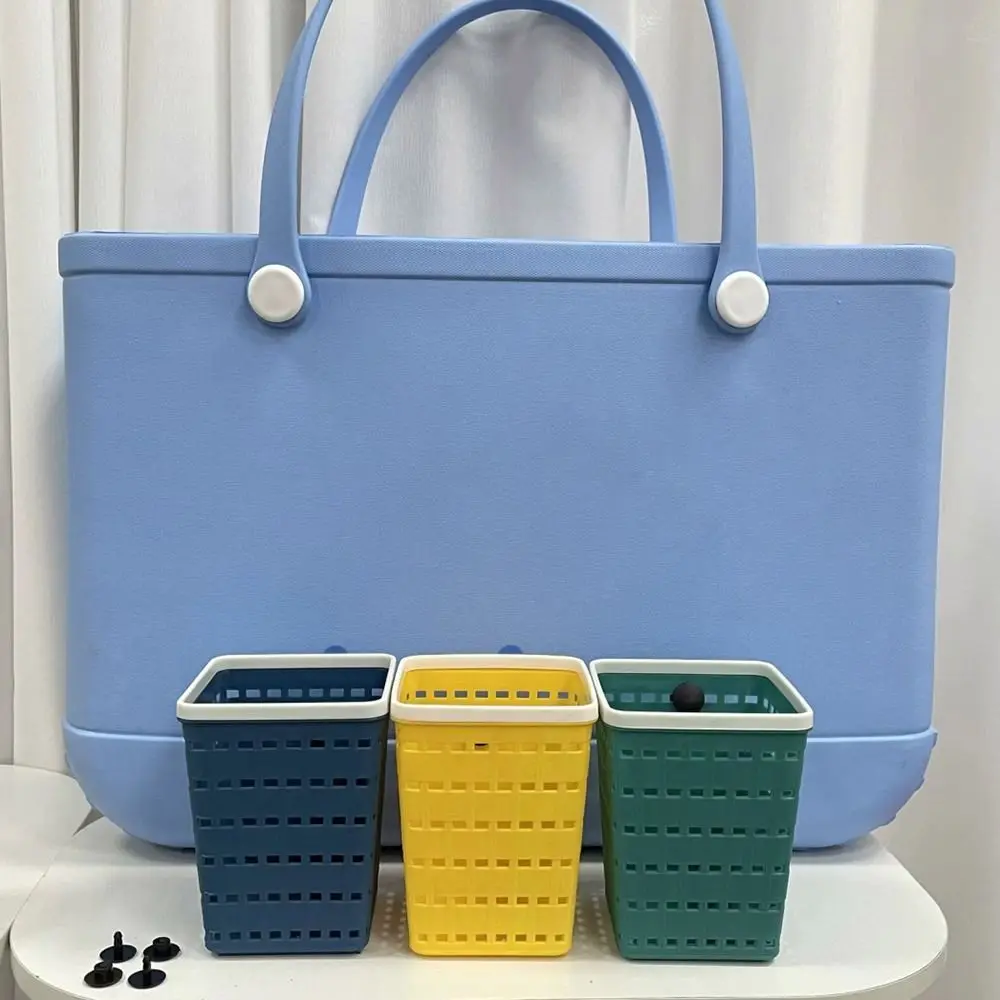 

Креативная корзина для хранения «сделай сам», портативная коробка для хранения, полая регулируемая пляжная сумка с отверстиями, аксессуары для сумки Bogg