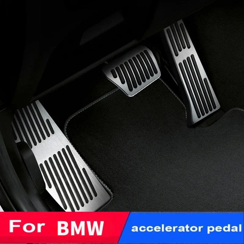 Pédale pour BMW X1 X2 X3 X4 X5 X6 X7 Série 3 4 5 6 7 E70, pédale d'accélérateur, de frein et de repose-pied, accessoires de couverture de décoration intérieure