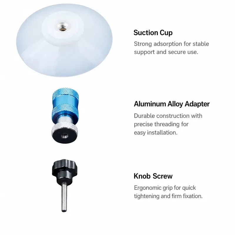 2Pcs/4Pcs Manual Vacuum Suction Cup Assembly Air Valve Holder for Secure Glass And Flat Workpiece Assembly