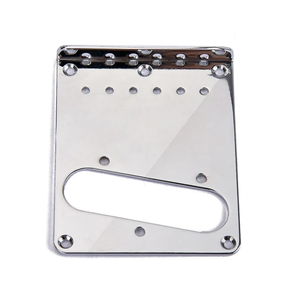 

Single-Side Chrome Bridge Plate 98X80X11Mm Stainless Steel Top-Loading For Electric Guitar Pickup Replacement Accessory