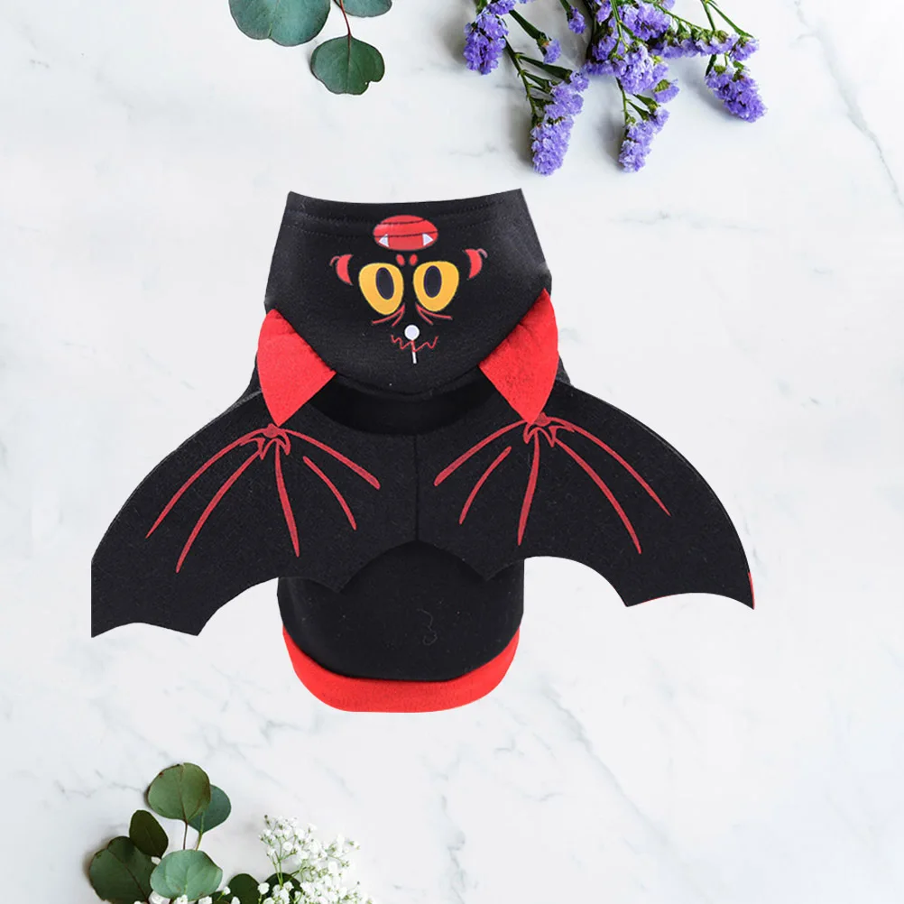 

Halloween Bat Wings Costumes Black Size Xs Stylish Pet Dress for Dogs Cats Festival Photo Shoot Halloween Pet Costumes