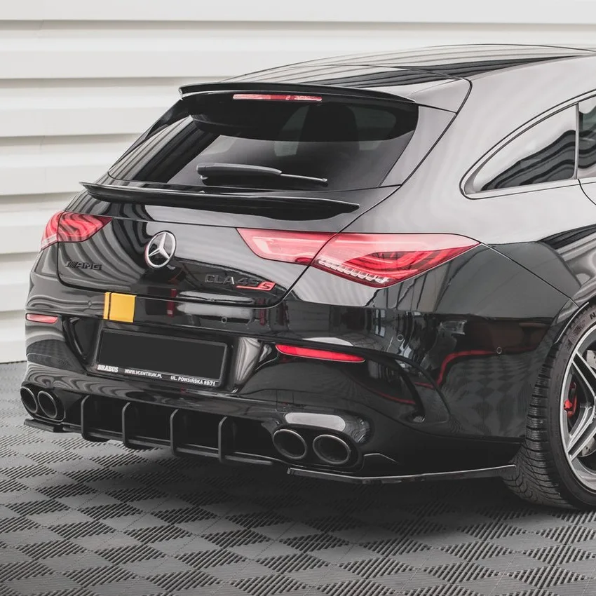 Kits de carrosserie automobile, séparateur latéral pour mercedes-benz classe CLA C118 CLA35 CLA45 AMG, lèvre arrière et Modification des coins arrière